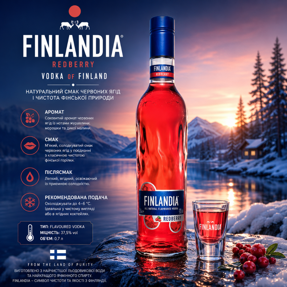 Finlandia Cranberry Горілка