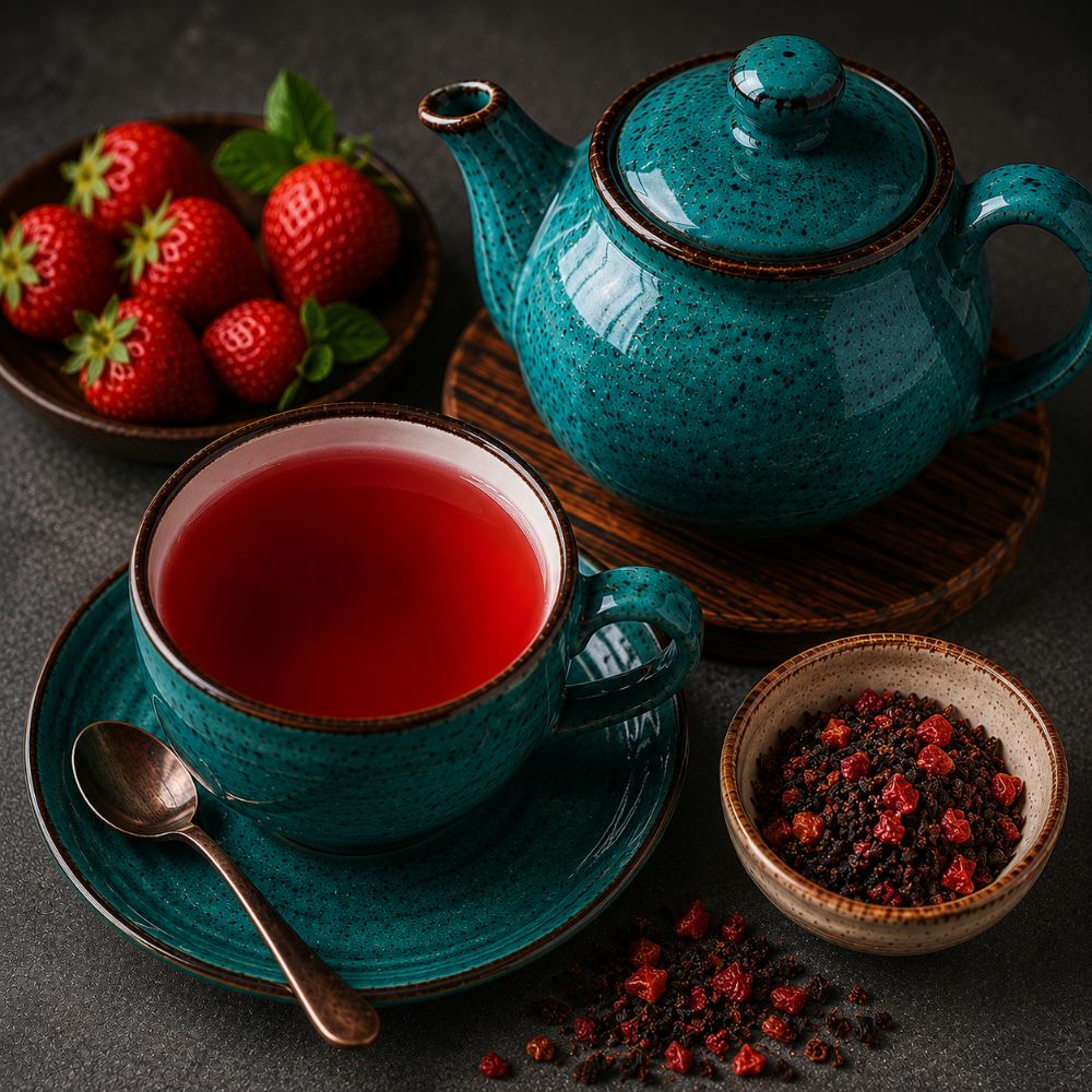 Чай полуничний