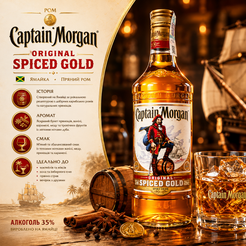 Captain Morgan Gold 50 мл
