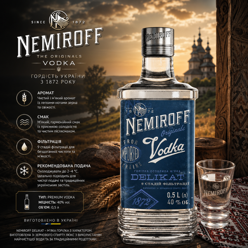 Nemiroff Delikat горілка