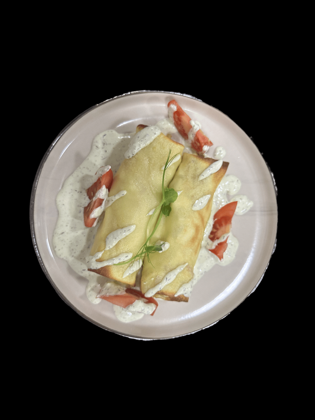 Млинці з куркою та сиром