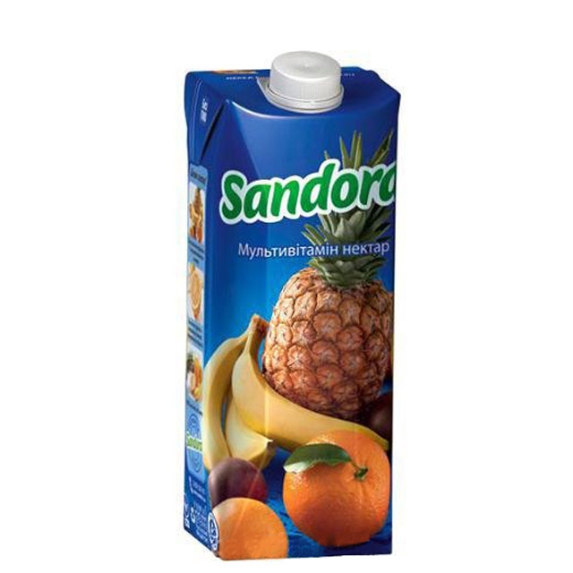 Сік мультивітамінний "Sandora" 0,5л.