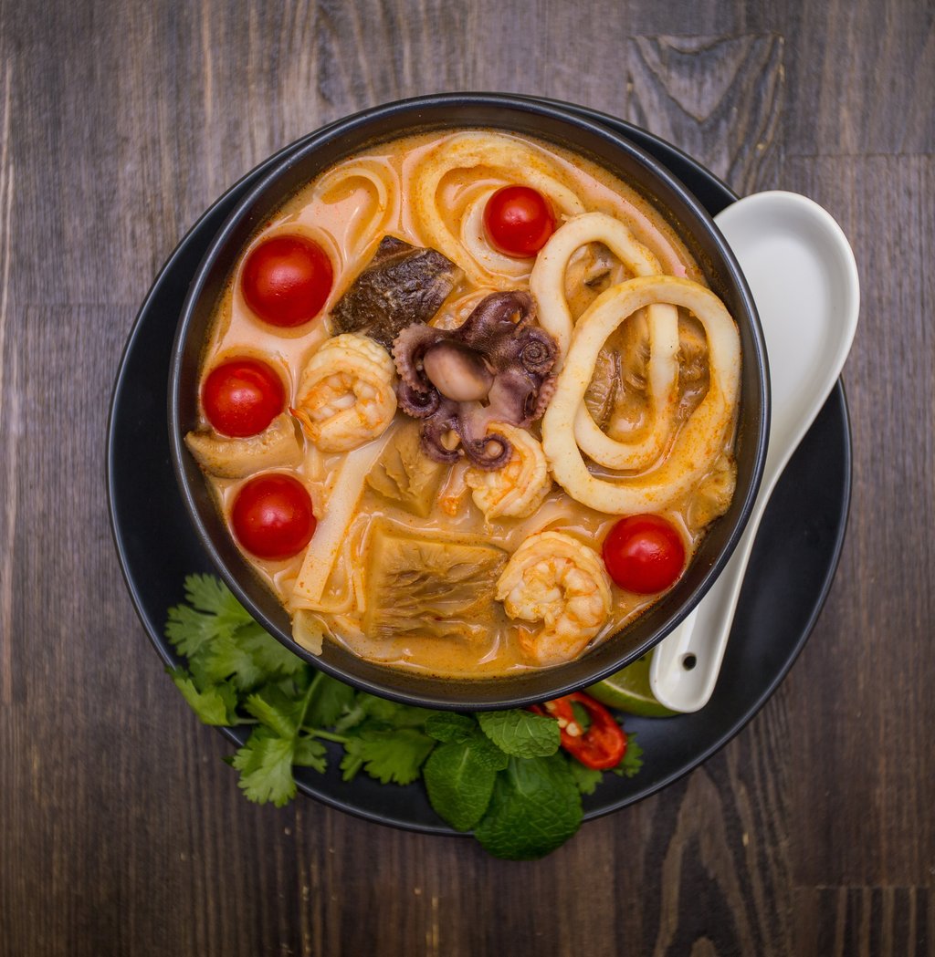 🌶️Том ям з морепродуктами XXL (0,700мл)