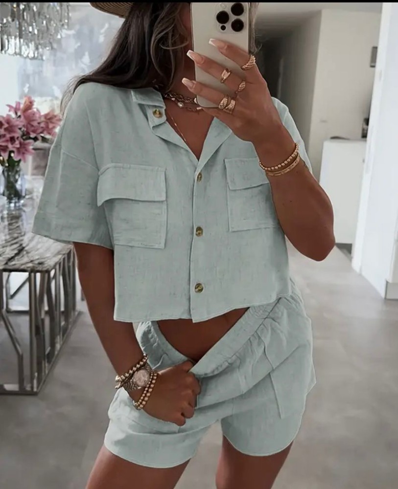 Conjunto Soft Linen Short