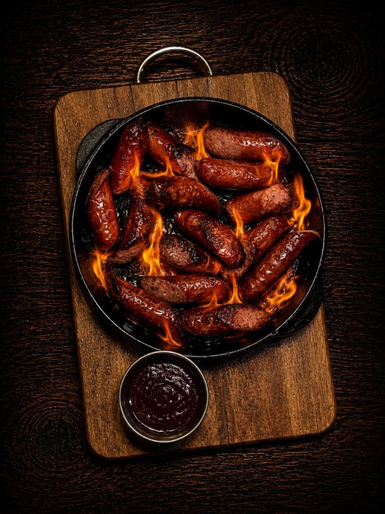 Ковбаски Фламбе