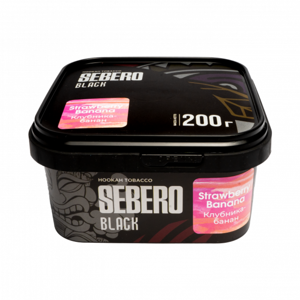 Табак Sebero Black 200 гр Клубника-Банан