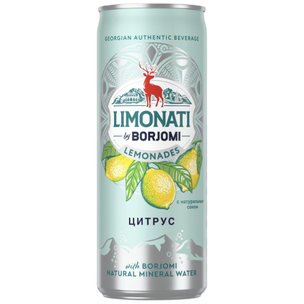 Лимонад Borjomi 0,33L Цитрус