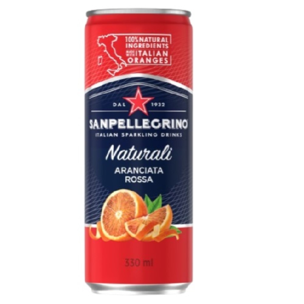 Лимонад San Pellegrino 0,33L Aranciata Rossa