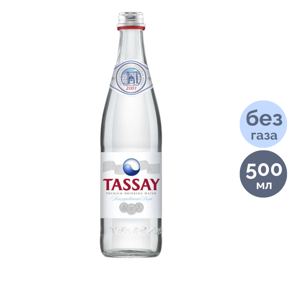 Вода Tassay 0,5L (без газа)