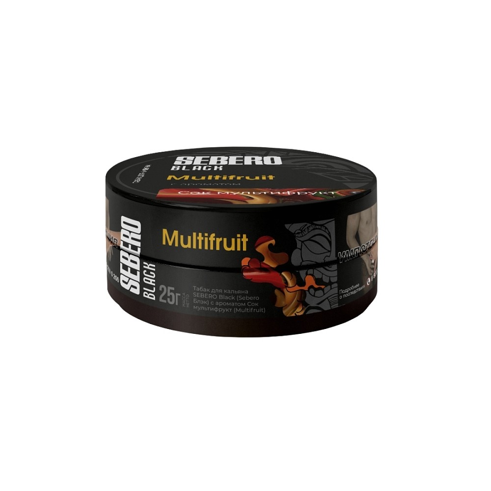 Табак Sebero Black 25 гр Мультифрукт