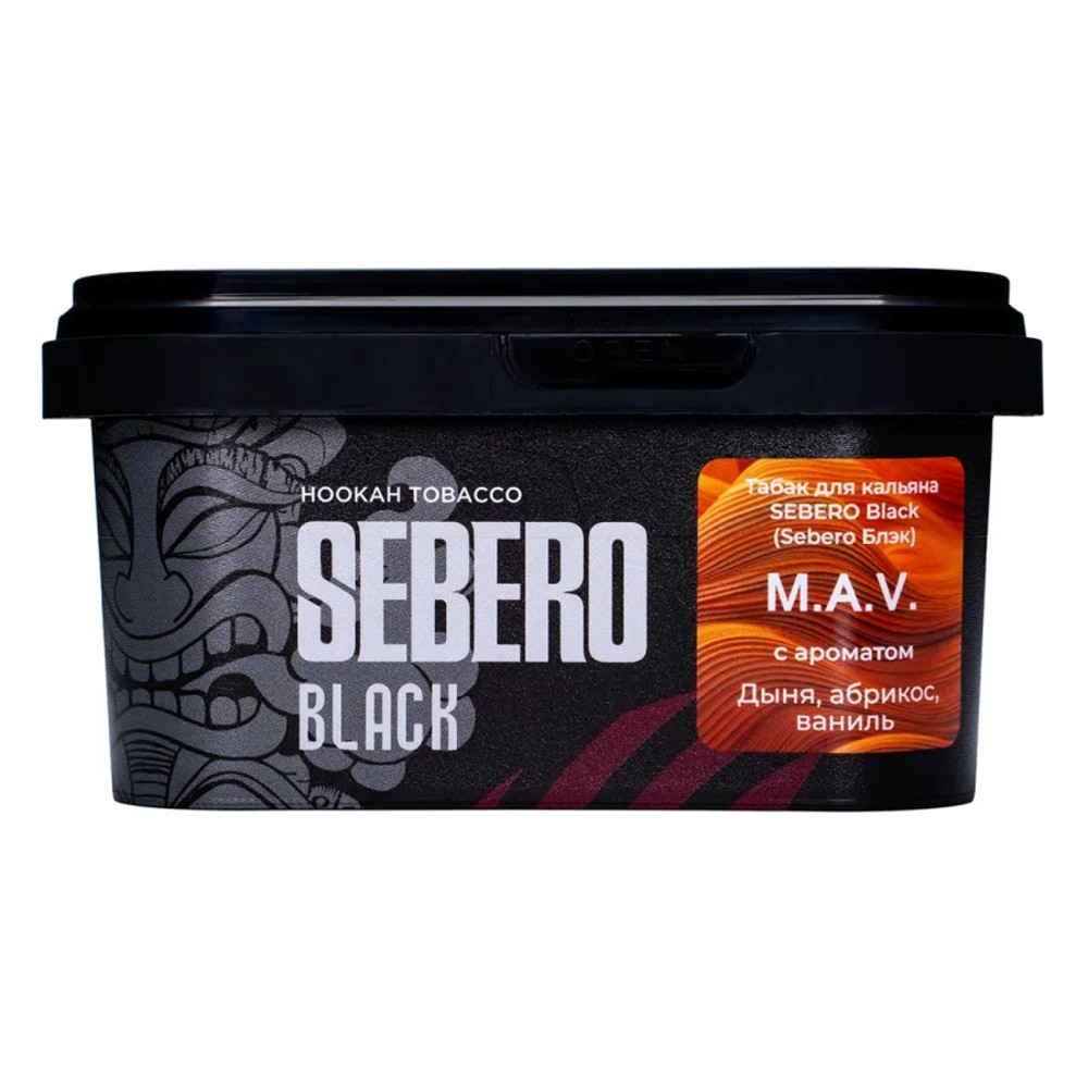 Табак Sebero Black 200 гр Дыня Абрикос Ваниль