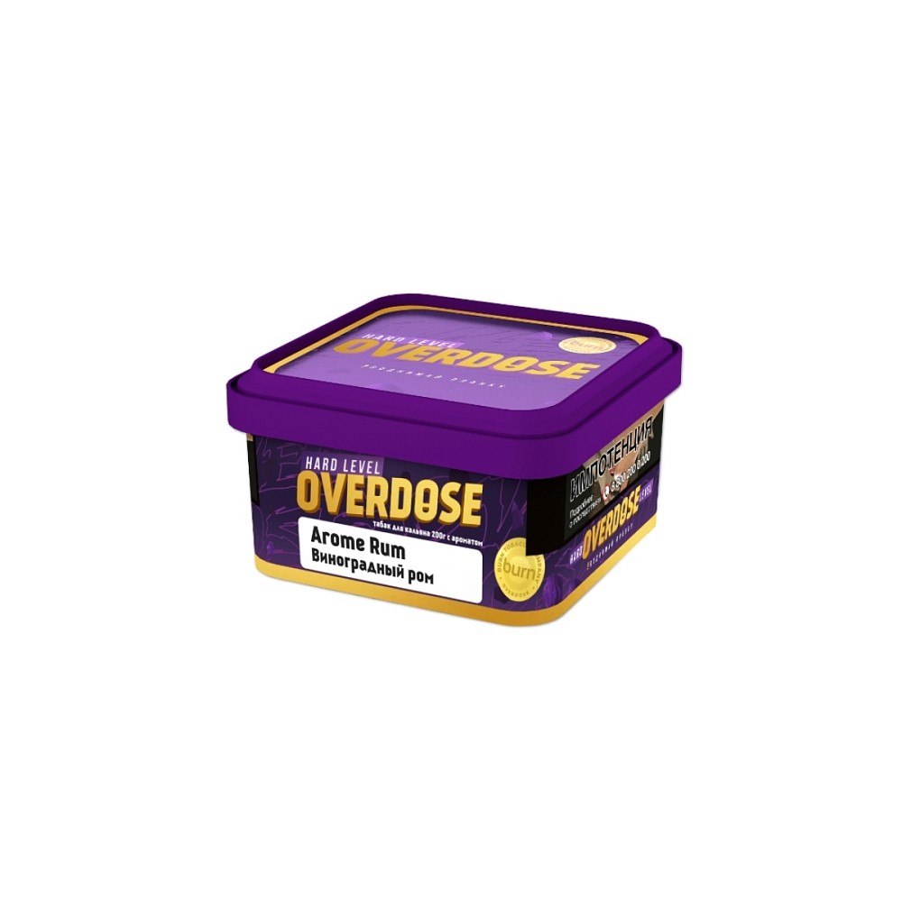 Табак Overdose 200 гр Aroma Rum