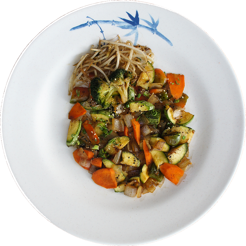 Teppanyaki verduras
