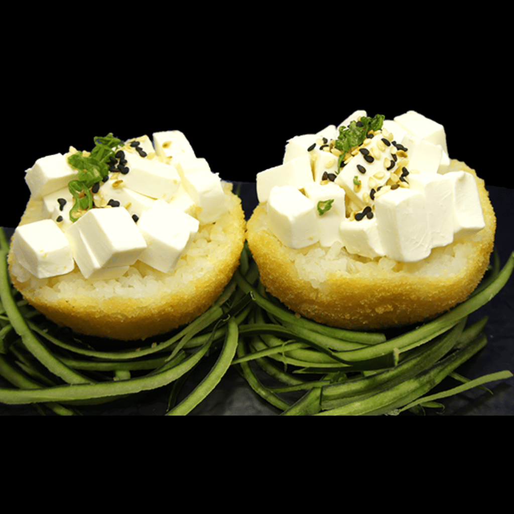Yaki oniguiri queso