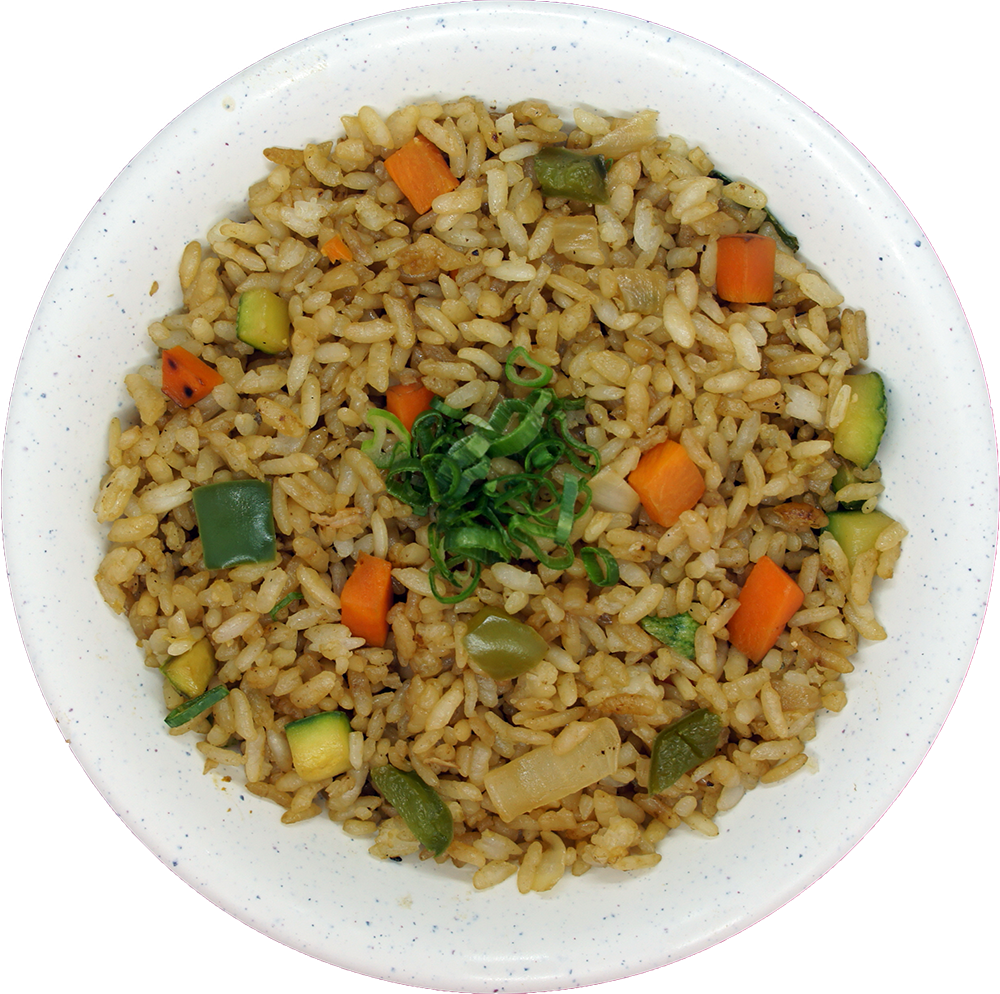 Yakimeshi verduras