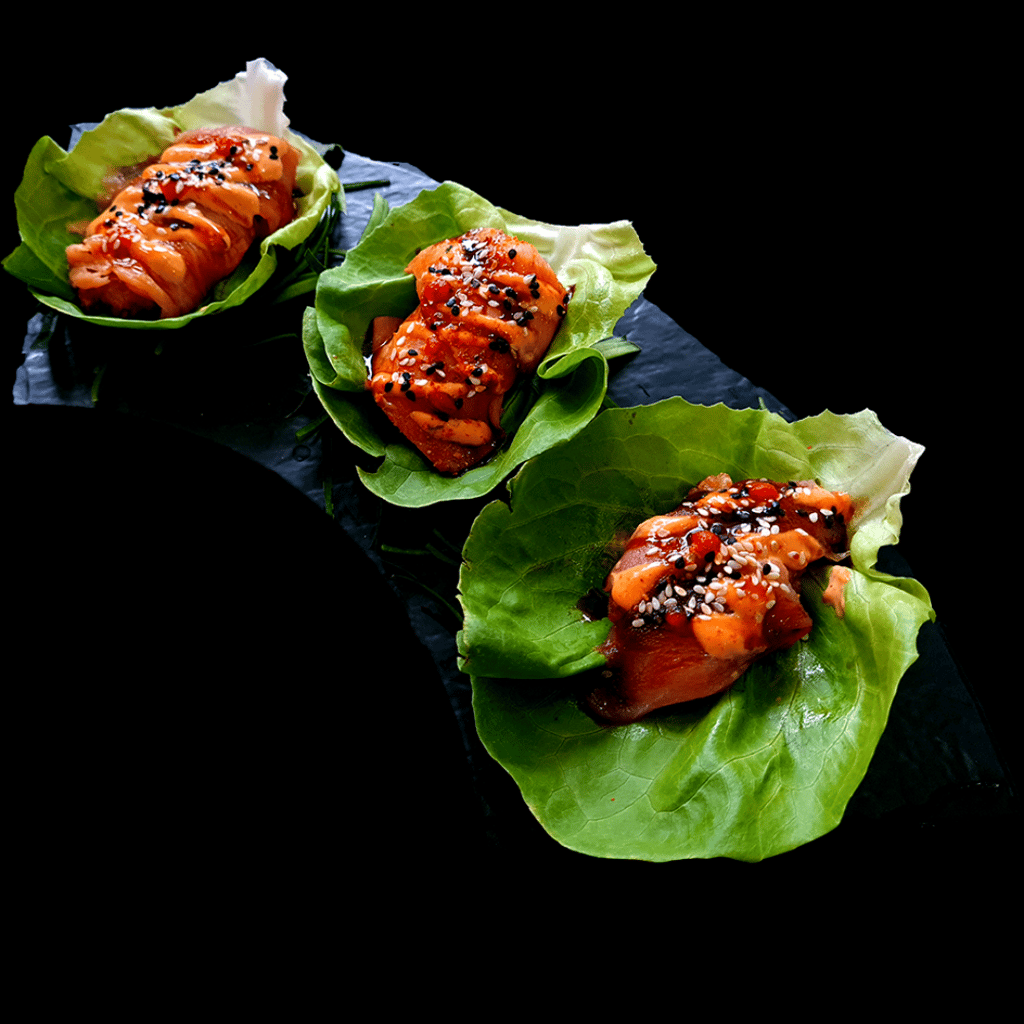 Orden de tacos de lechuga