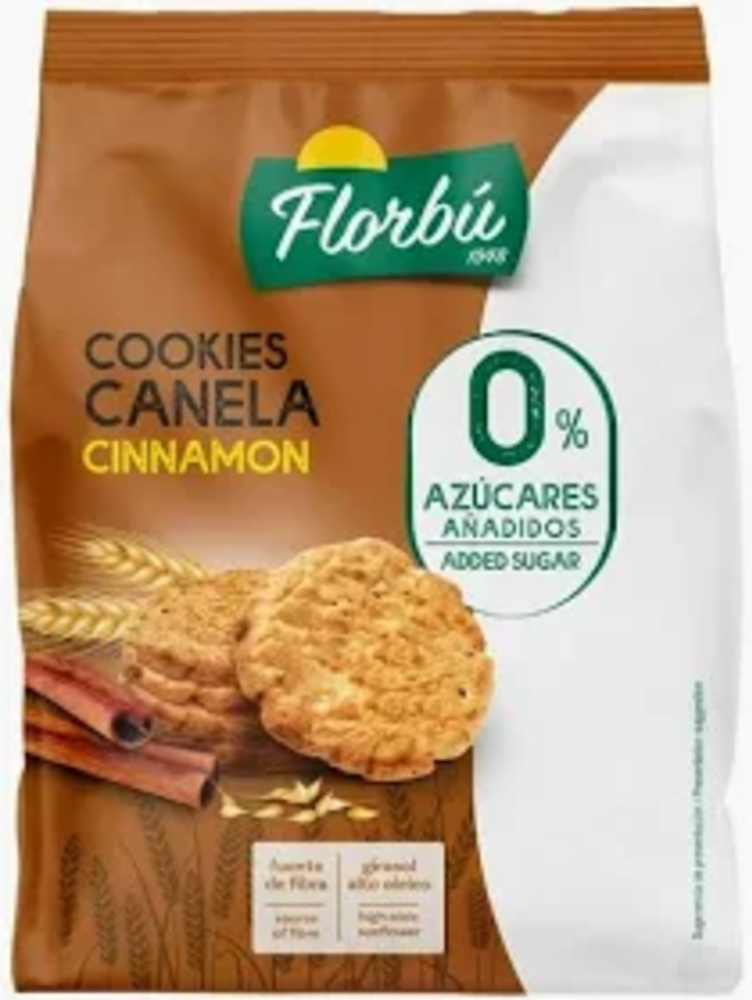 Печиво Florbu Cookies Canela з корицею без додавання цукру 130 г