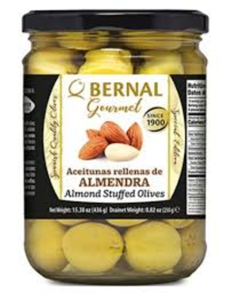 Bernal Gormet / Оливки фаршировані мигдалем 436г