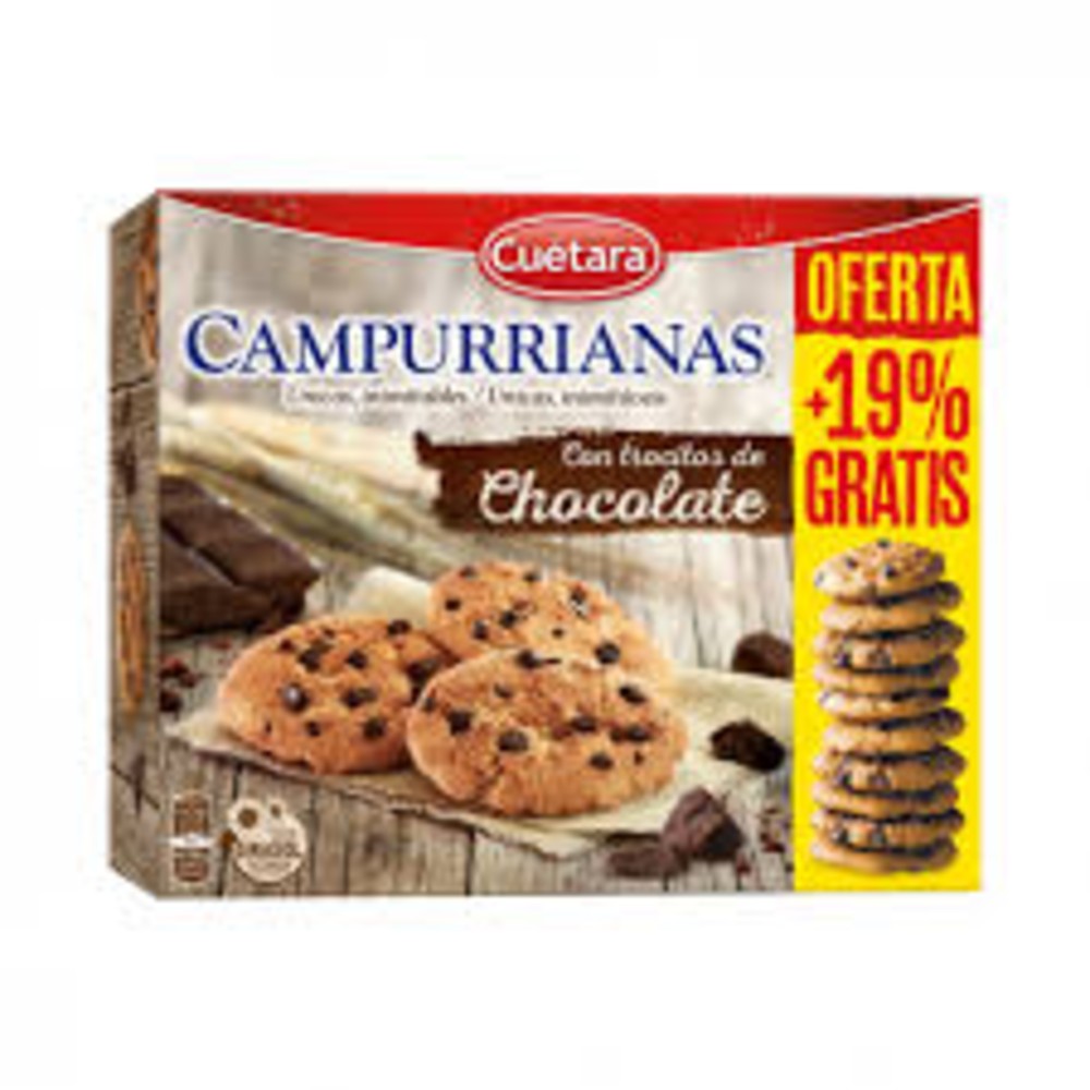 Cuetara Печиво Campurrianas з крихтами шоколаду 416г