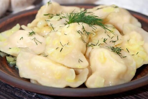 Вареники з картоплею та сиром