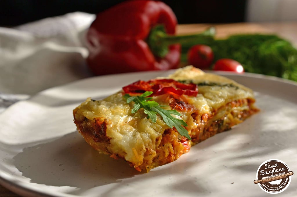 Лазанья з овочами