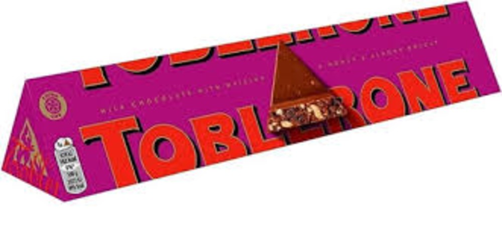 TOBLERONE Шоколад родзинка-горіх, 100г