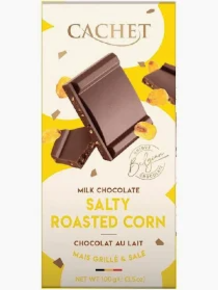Cachet Salty Roasted Corn / Шоколад молочний 31% cacao, 100г