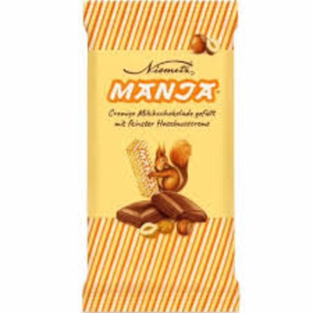 Шоколад молочний Manja Haselnusscreme (Горіх) - 88г