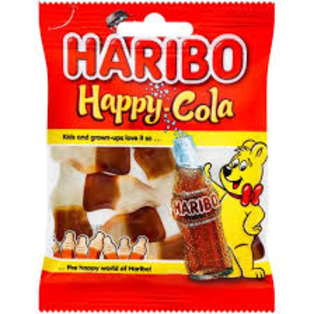 Haribo Happy-Cola / Желейні цукерки зі смаком коли 100г