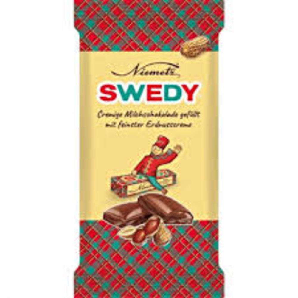 Шоколад молочний Swedy Erdnusscreme (Арахіс) - 88г