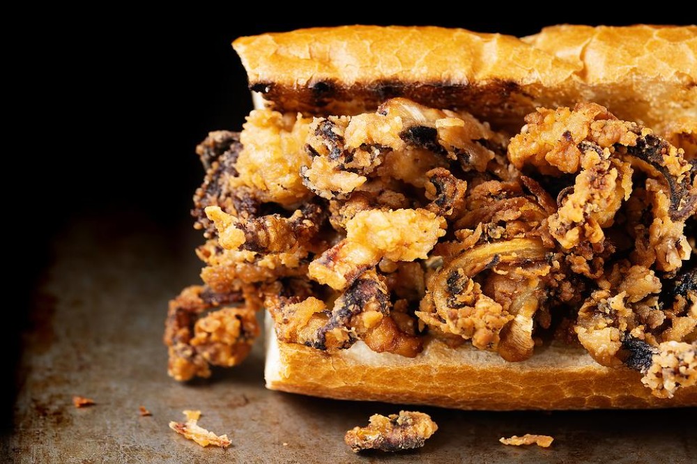 Fried Calemari Sandwich