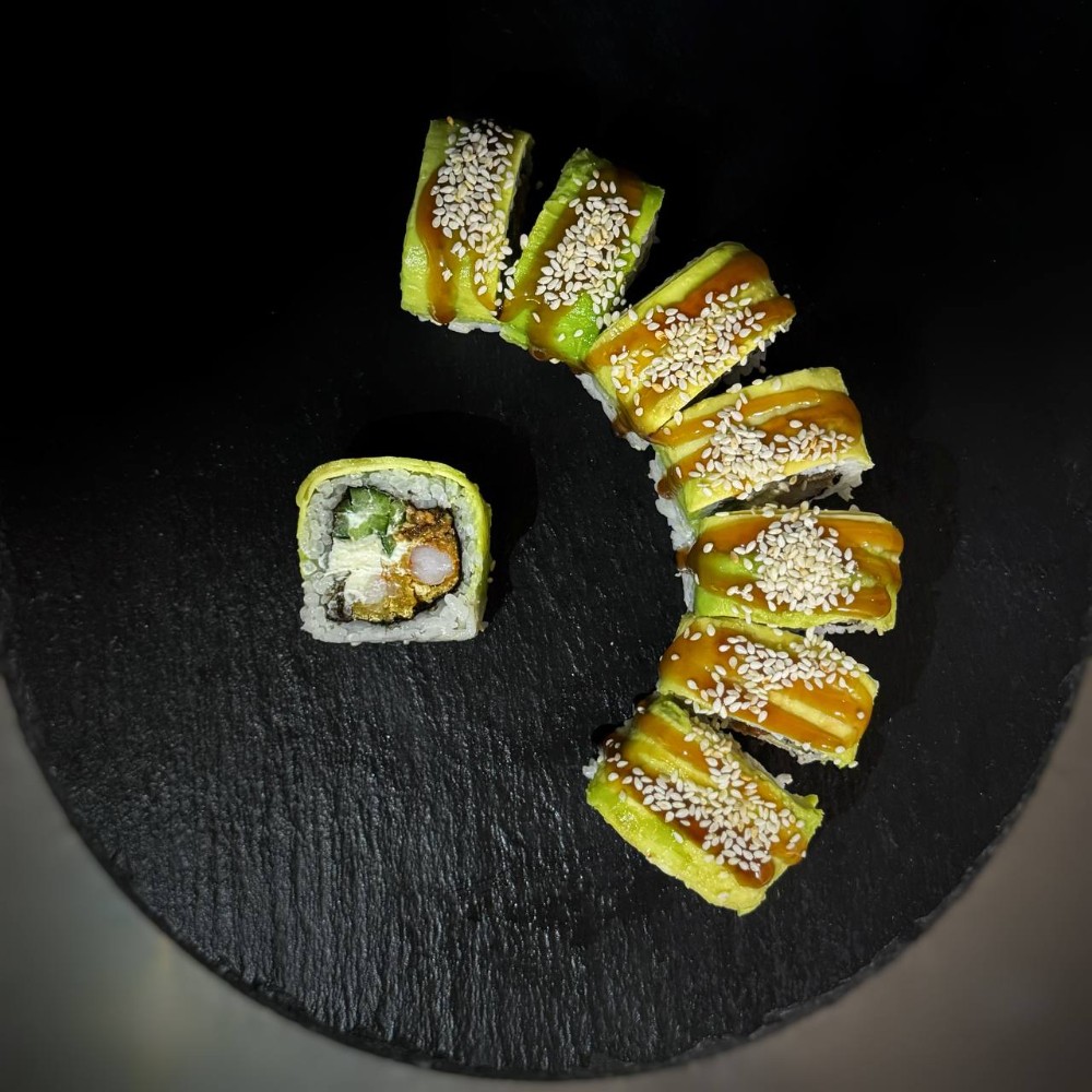 Ролл Авокадо з креветкою XL / Avocado roll with shrimp XL 400г