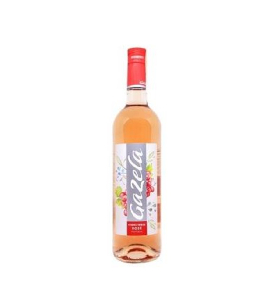 Вино Португалія Gazela Rose, напівсолодке рожеве 0,75 л.