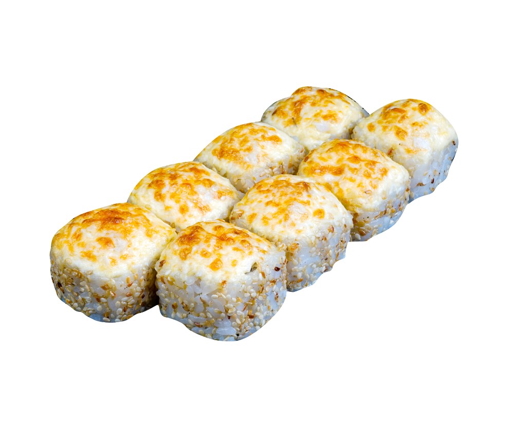 Запеченные роллы с курицей