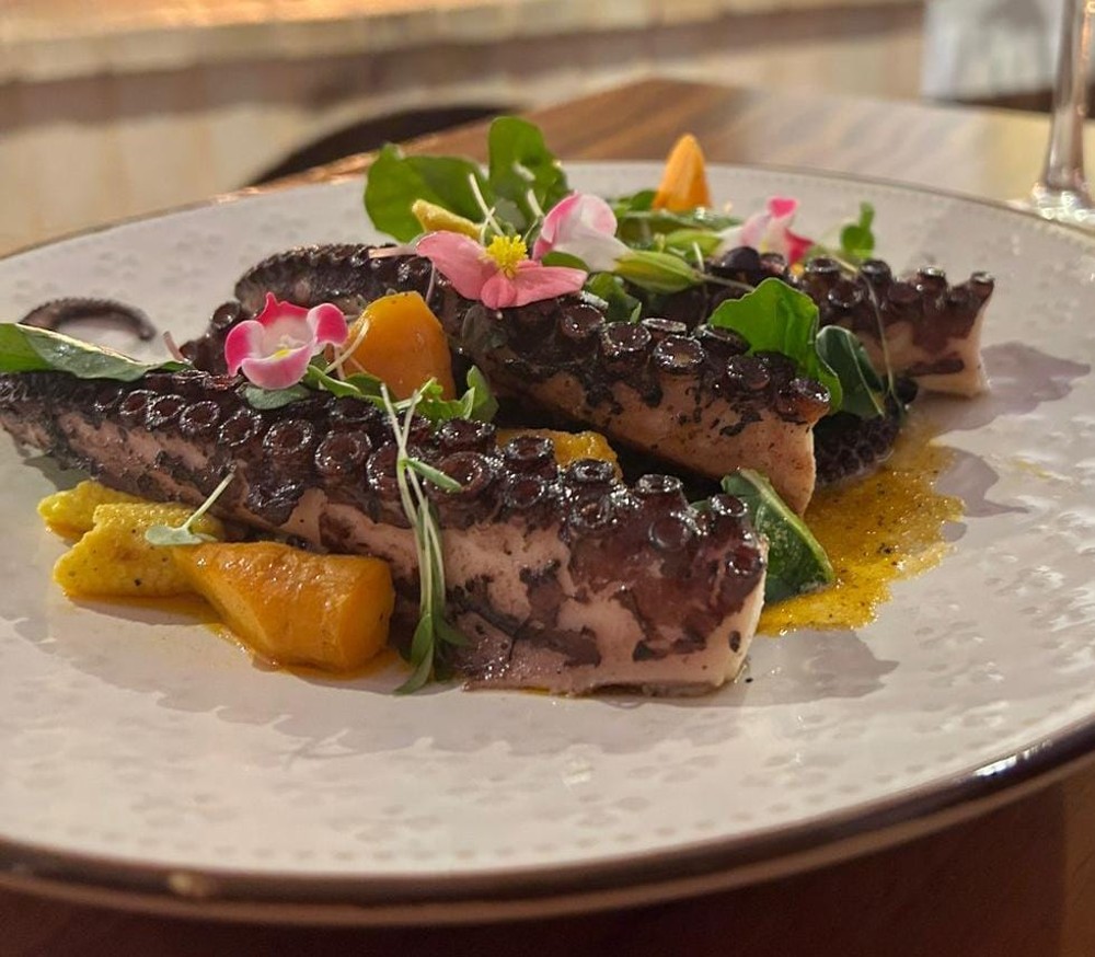 Pulpo al fuego y Pimentón