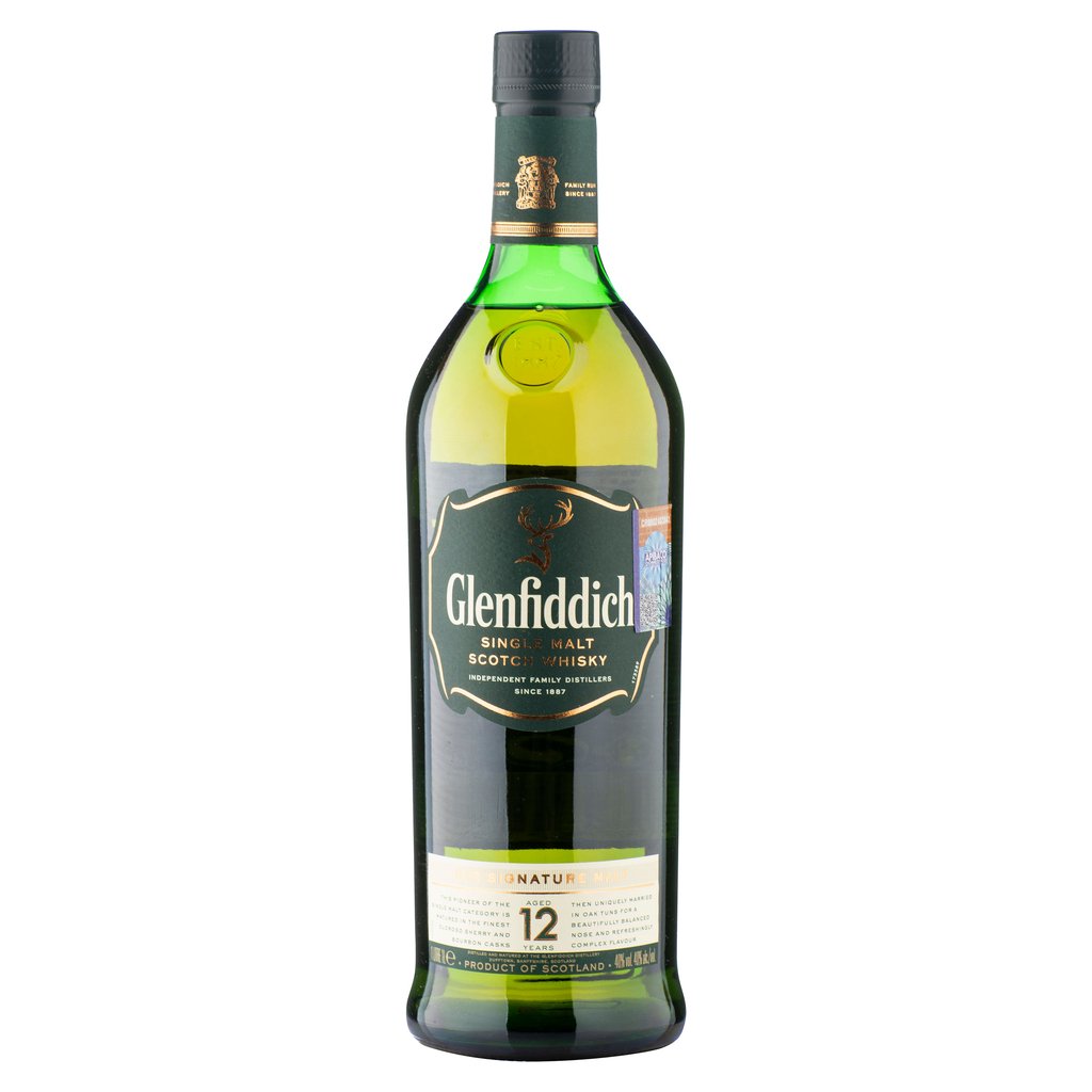 Glenfiddich single malt 12 años