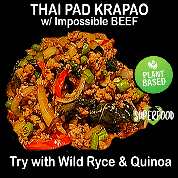 #311 Thai Pad KraPao w/Plant Based Beef
