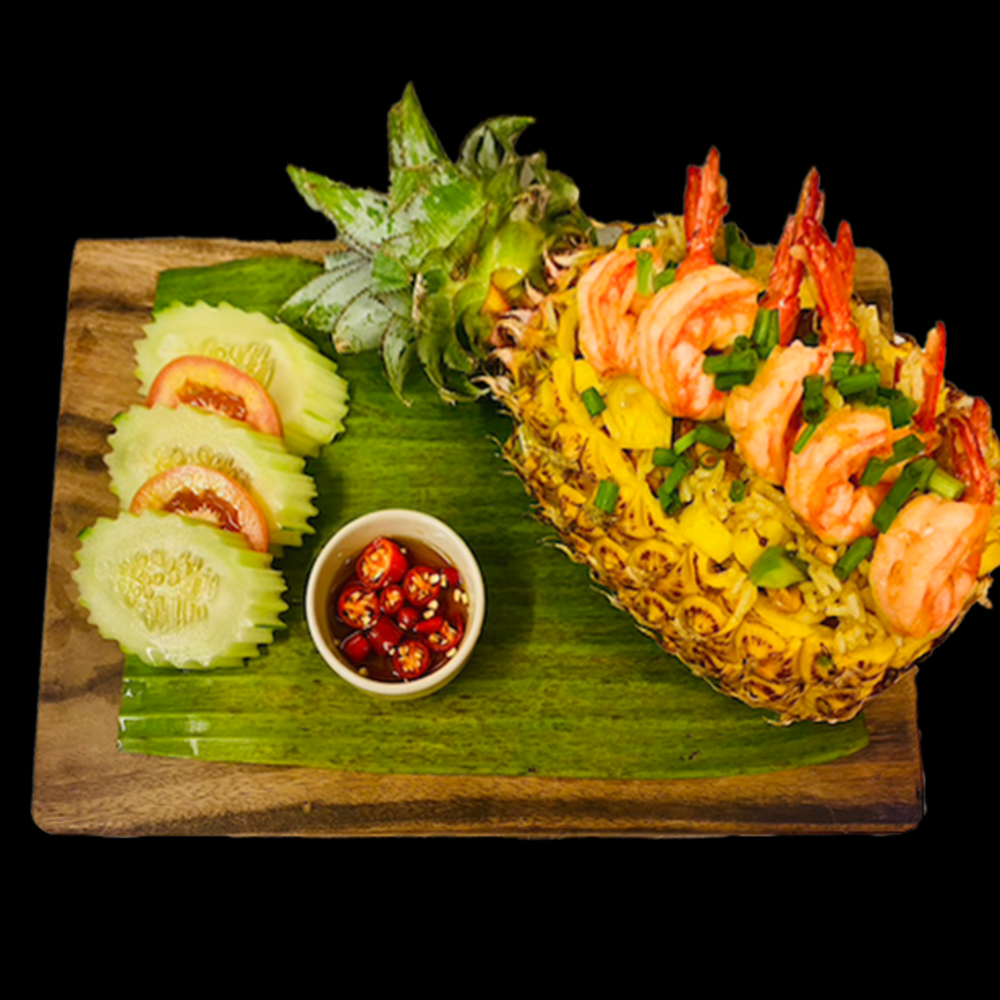 Pineapple Fried Rice w/ Phuket Prawns