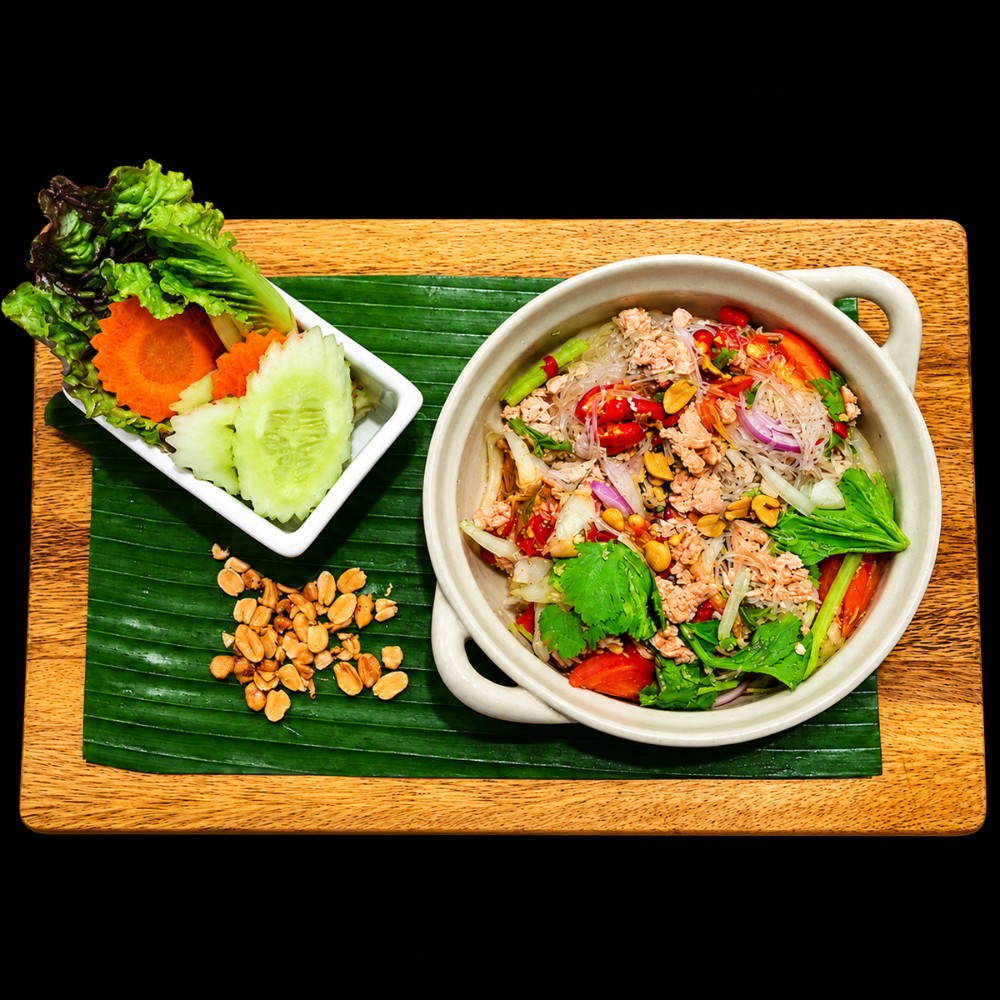 Yam Hoon Sein (Choose Pork or Seafood mixed with Pork)