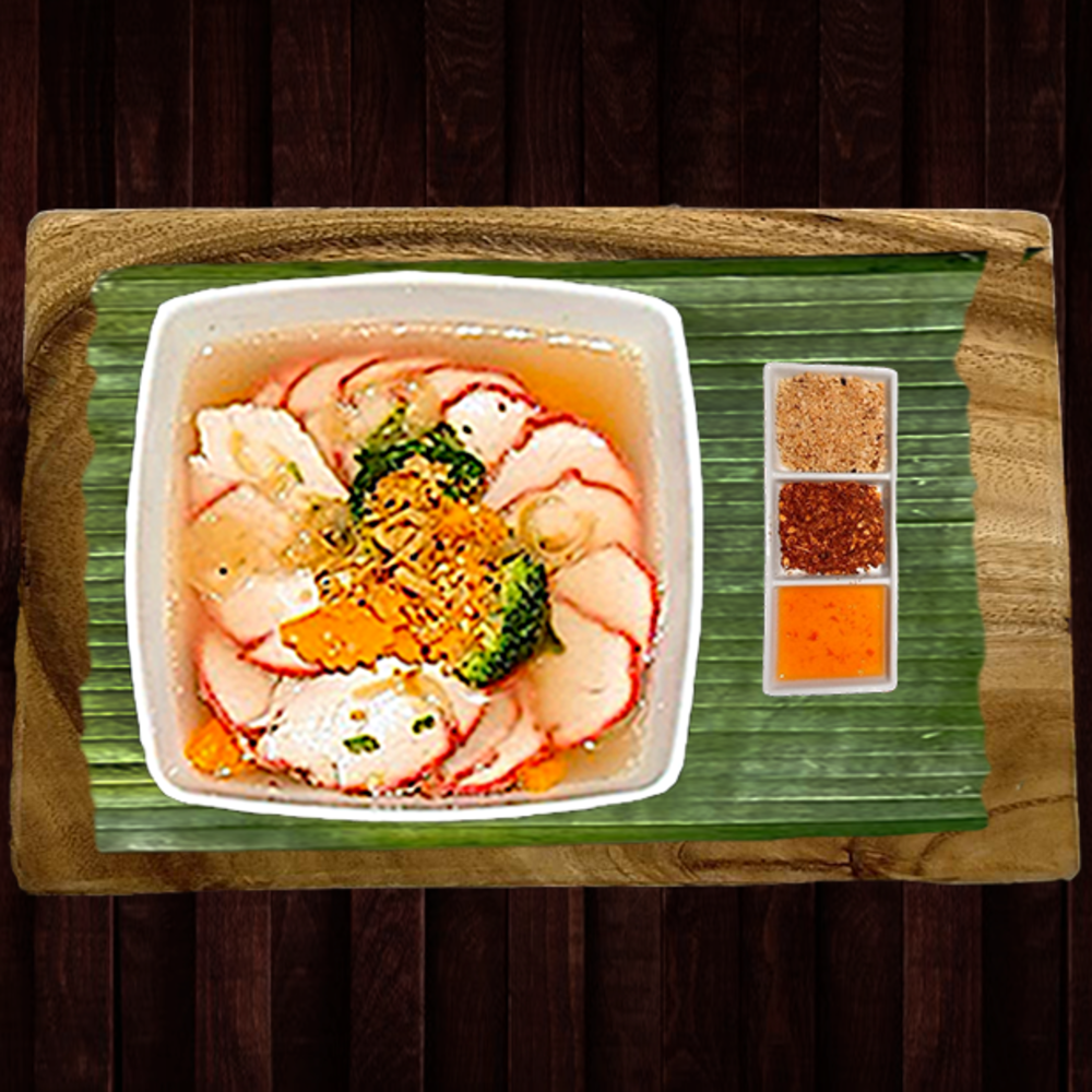 Thai Noodle Soup w/ Red Pork