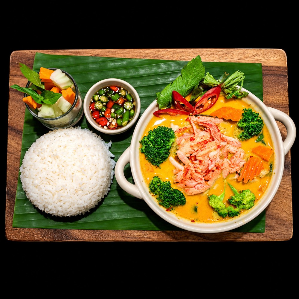 Fresh Crabmeat Curry (no shells)