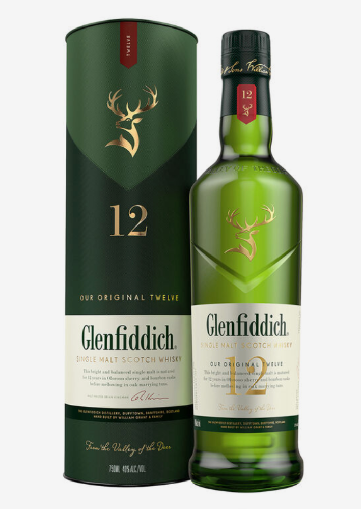 Whiskey Glenfiddich 12 Single Malt