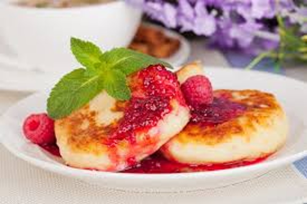 Сирники із фруктовим джемом    90/25