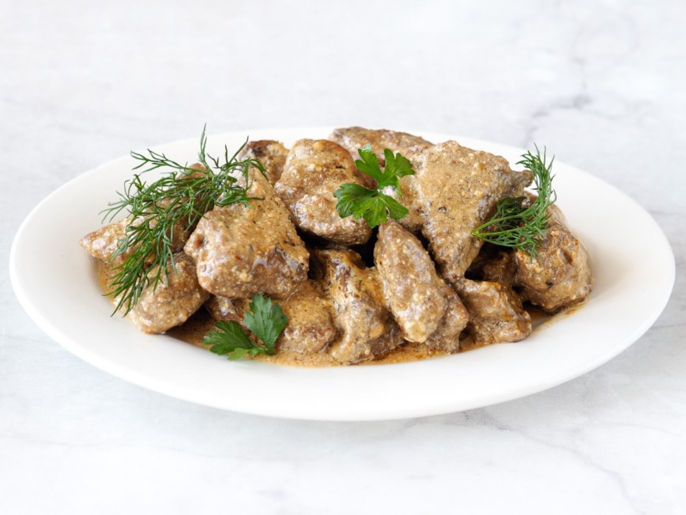 Печінка куряча тушкована апетитна 50/15г