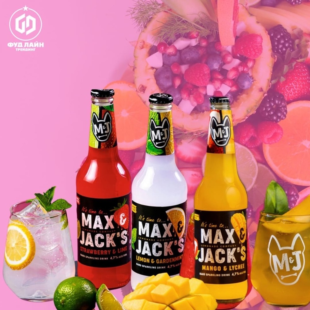Пиво Max&Jack's Вкусовое бутылочное 400 мл