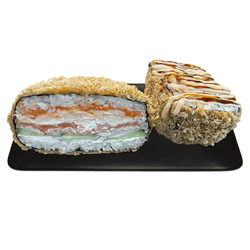 Sushi burger з лососем та сніжним крабом 400г.