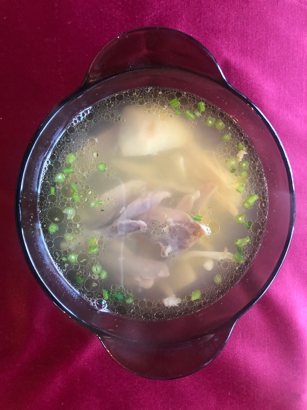 Бульон з домашньої курки з локшиною дитячий
