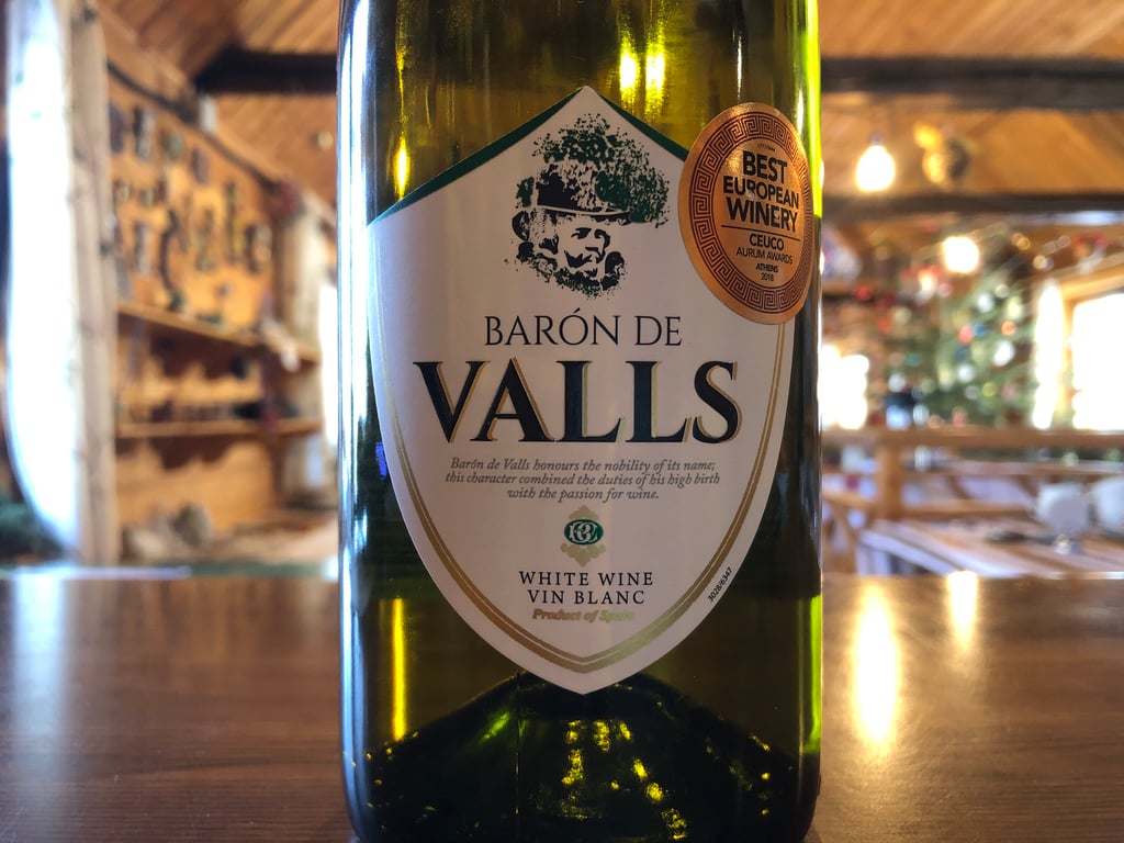 Вино Іспанії Baron de Valls Vin Blanc (н/сухе біле)