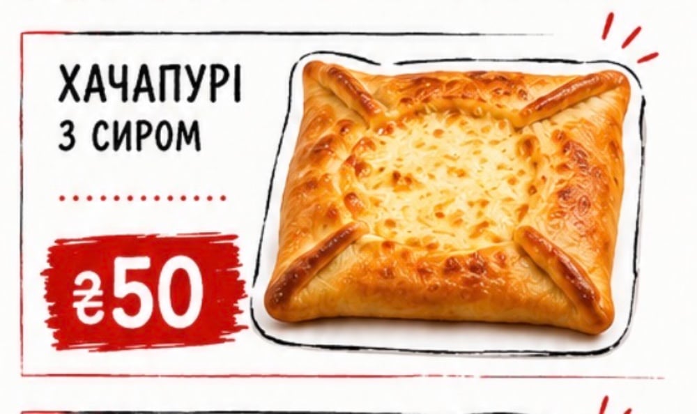 Хачапурі в асортименті