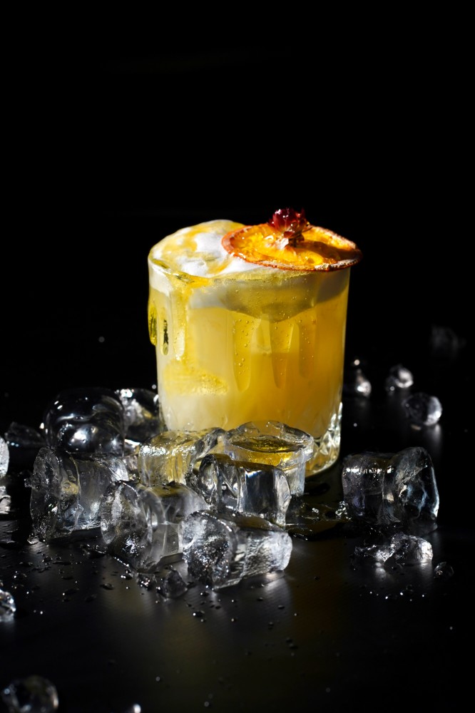 Honey Whiskey Sour